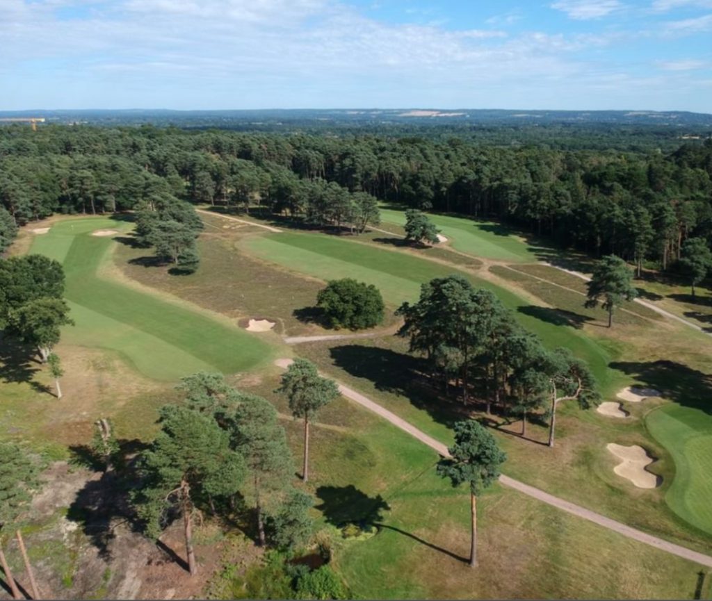 golf course aerial photography