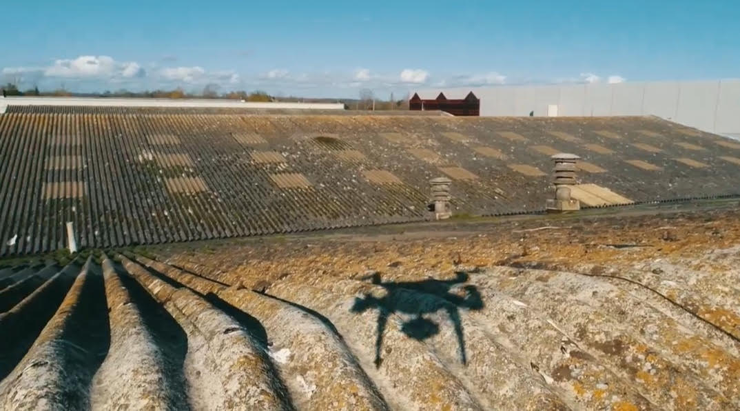 asbestos drone roof inspection Bournemouth Dorset Hampshire Southern Drone Pro